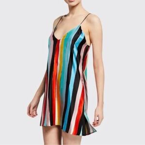 Caroline Constas Elena Multicolor Slip Dress